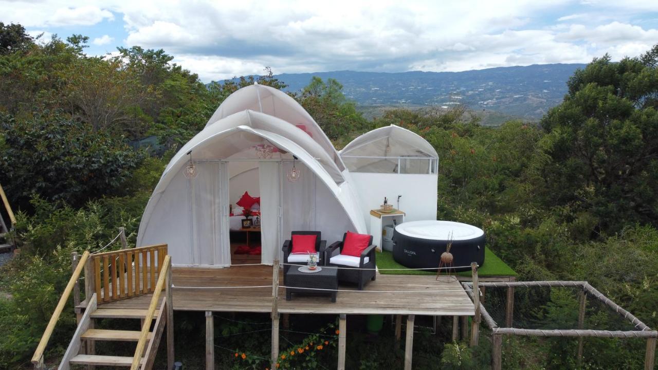 Origen Glamping En Вилья-де-Лейва Экстерьер фото